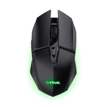 Carica l&#39;immagine nel visualizzatore di Gallery, Trust Gaming GXT 110 Felox Mouse Gaming Wireless Ricaricabile, 80 Ore di Autonomia, 800-4800 DPI, Illuminazione LED, 6 Pulsanti, Mouse Senza Fili RGB per Computer, Laptop, Windows - Nero