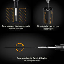 Carica l'immagine nel visualizzatore di Gallery, Pica 150/46 Ink | Marcatore per fori profondi nero | 1,5 mm | Marcatore permanente per punti difficili | Ideale per fora
