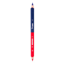 Carica l'immagine nel visualizzatore di Gallery, Kores - Twin Jumbo: Matita Bicolore Rosso e Blu per Bambini e Studenti, Mina Leggera e Forma Ergonomica Triangolare, Con