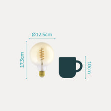 Carica l'immagine nel visualizzatore di Gallery, EGLO Lampadina a LED a sfera E27, dimmerabile, a spirale, stile