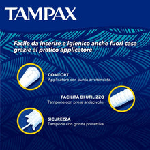 Carica l'immagine nel visualizzatore di Gallery, Tampax Super, 30 Assorbenti Interni con Applicatore in Cartone