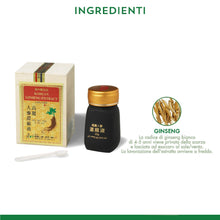 Carica l&#39;immagine nel visualizzatore di Gallery, Equilibra Alimenti, Ginseng Coreano Puro 100%, A Base Di Radice Di Ginseng Bianco, Coltivato Nelle Terre D&#39;Origine, Estratto Lavorato A Freddo, Barattolo 30 G