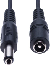 Carica l'immagine nel visualizzatore di Gallery, Cavo di Prolunga di Alimentazione CC DC 2.1mm / 5.5mm Jack Maschio a Femmina 2m Adattatore CCTV Connettore Compatibile c