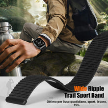 Carica l'immagine nel visualizzatore di Gallery, DMVEIMAL Sport Loop Nylon Cinturino per Apple Watch Band 49mm 46mm 45mm 44mm 42mm(Series 3/2/1) Donna Uomo,Trail Sportiv