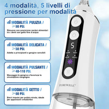 Carica l'immagine nel visualizzatore di Gallery, TUREWELL Water Flosser with UV Mode, Portable Oral Irrigator for Teeth