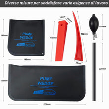Carica l'immagine nel visualizzatore di Gallery, 4 Pezzi Pompa ad Aria Cuneo per Finestrini, Air Pump Wedge Pompa a Cuneo Gonfiabile Cuscino Cuneo Cuscino Sollevatore St