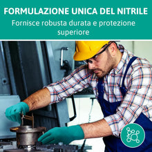 Carica l'immagine nel visualizzatore di Gallery, Ansell TouchNTuff 92-600 Guanti Monouso in Nitrile, Senza Polvere, Alta Resistenza Chimica e Meccanica, Protezione degli