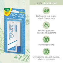 Carica l'immagine nel visualizzatore di Gallery, ESI - Aspartame Midy, Dolcificante Zero Calorie, Sostituisce lo Zucchero nella Dolcificazione delle Bevande, Senza Gluti