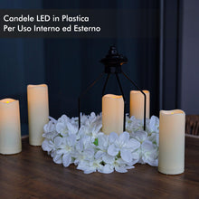 Carica l'immagine nel visualizzatore di Gallery, Fanna 12 Candele a LED Resistenti all'acqua con 2 Telecomandi, Candele Finte con Timer per Chiese e Matrimoni, Uso Ester