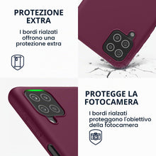 Carica l'immagine nel visualizzatore di Gallery, kwmobile Custodia Compatibile con Samsung Galaxy A12 Cover - Back Case per Smartphone in Silicone TPU - Protezione Gomma