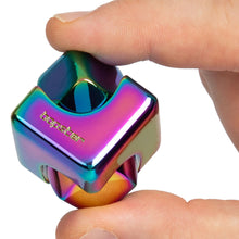 Carica l'immagine nel visualizzatore di Gallery, Bopster Fidget Cube Spinner | Spinner da mano in metallo anodizzato | Giocattolo sensoriale e antistress per bambini e a