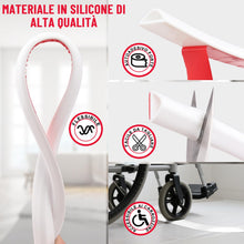 Carica l'immagine nel visualizzatore di Gallery, Barriera Doccia Ferma Acqua Silicone (100cm) - Bordo Doccia Anti Acqua Autoadesivo Flessibile, Barriera Antiacqua Doccia