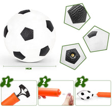 Carica l'immagine nel visualizzatore di Gallery, Dreamon Set di 2 Porte da Calcio per Bambini con Palla e Pompa, Porta da Calcio da Giardino Giocattolo Sportivo per Este