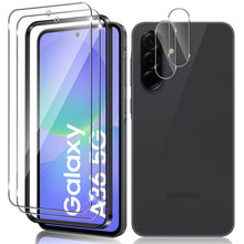 Carica l'immagine nel visualizzatore di Gallery, Vanrain Vetro Temperato per Samsung Galaxy A36 5G, 2+2 Pezzi Vetro Pellicola con Telaio per l'installazione e Fotocamera