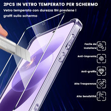 Carica l'immagine nel visualizzatore di Gallery, Yohii Cover per Xiaomi Redmi Note 17 5G / 4G con 2 Pezzi Vetro Temperato, [Protezione Fotocamera] Custodia Protezione Mi