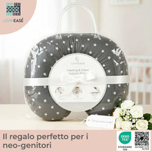 Carica l'immagine nel visualizzatore di Gallery, LivinEase Fodera per Cuscino da Allattamento - Fodera per Cuscino da Allattamento Rimovibile 100% Cotone - Regali per Gravidanza - Carino Fodero per Cuscino da Allattamento per Neonati con Motivo
