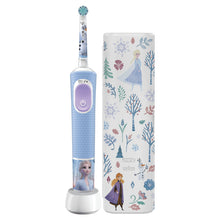 Carica l'immagine nel visualizzatore di Gallery, Oral-B Spazzolino Elettrico Kids 3+ Disney Frozen, Azzurra Testina Custodia
