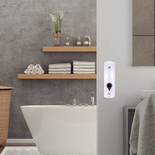 Carica l'immagine nel visualizzatore di Gallery, 300ml Dispenser di Sapone, Dispenser per Shampoo e Bagnoschiuma da Parete, Dispenser per Sapone Liquido, Senza Foratura, Manuale Sapone Dispenser, Dispenser Sapone a Parete (Bianco)