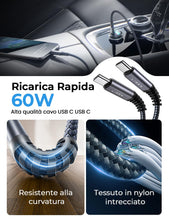 Carica l'immagine nel visualizzatore di Gallery, LISEN Caricatore Auto USB C 69W+60W Cavo【PD &amp; QC3.0 Rapido】 Caricatore Auto Accendisigari, Caricabatterie Auto USB C Kit di Accessori da Auto Per Cellulari Compatibile con iPhone 17 16 15 Pro Max