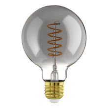 Carica l'immagine nel visualizzatore di Gallery, EGLO LED E27 dimmerabile, lampadina a spirale Globe, lampada vintage