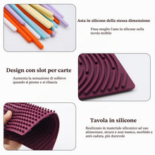 Carica l'immagine nel visualizzatore di Gallery, OMJMYY Sensory Activity Board Silicone Giocattolo Sensoriale Fidget Toys per Autismo e ADHD Tavola da Attività Sensorial