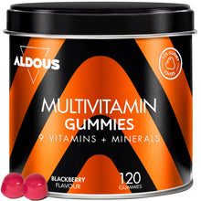 Carica l'immagine nel visualizzatore di Gallery, Multivitaminico con 12 Vitamine e Minerali - 120 Caramelle Gommose Mora