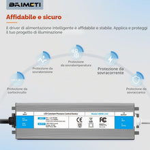 Carica l'immagine nel visualizzatore di Gallery, BRIMETI Trasformatore LED 220 24V 100W Esterno Alimentatore Driver IP67 Impermeabile Adattatore AC 220V a DC 24V 4.16A T