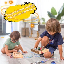 Carica l'immagine nel visualizzatore di Gallery, Nauotk Busy Board in Legno, Giochi Montessori per Bambini 2 Anno, Lavagna attività con 19 LED, Giochi Educativi Sensoriale del Bambino, Lavagna attività Portatile Regalo Bimbo 2 3 4 Anni