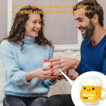 Carica l'immagine nel visualizzatore di Gallery, Bambola Anti Stress Umoristica a Forma di Birra, Peluche da Scrivania con Frase Positiva e Divertente per Lui o Lei, Per