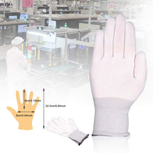 Carica l'immagine nel visualizzatore di Gallery, Ehdis 6 paia Nylon Guanti di montaggio antiscivolo senza cuciture, Guanti da lavoro per riparazioni, industria automobil