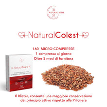 Carica l'immagine nel visualizzatore di Gallery, RISO ROSSO FERMENTATO NaturalColest 160 Compresse | oltre 5 MESI di fornitura | Con COENZIMA Q10 | 2,9mg Monacolina | Se