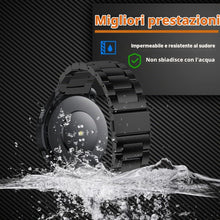 Carica l'immagine nel visualizzatore di Gallery, 22mm Cinturino Metallo per Amazfit Active Max/T-Rex 3 Pro 48mm/Balance 2/Balance/Bip 6/Bip 5/5 Unity/Balance/Cheetah, Ci
