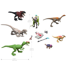 Carica l&#39;immagine nel visualizzatore di Gallery, Mattel Jurassic World - Calendario dell&#39;Avvento 2025, 12 finestrelle a sorpresa con Smoothie e altri 8 dinosauri, personaggio Brooklynn e tanti accessori, giocattolo per bambini, 4+ anni, JGM17