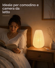 Carica l'immagine nel visualizzatore di Gallery, ACMHNC Lampada da Tavolo in Carta di Riso, E14, 3000K