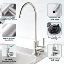 Carica l'immagine nel visualizzatore di Gallery, DEWIN Rubinetto 1/4, Rubinetto Depuratore Acqua Rubinetto Acqua Filtrata