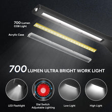 Carica l'immagine nel visualizzatore di Gallery, Dr.Prepare Lampada da Lavoro LED Ricaricabile 4000mAh Wireless Magnetico COB LED Lampada da Lavoro per Riparazione Auto 