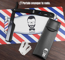 Carica l'immagine nel visualizzatore di Gallery, Rasoio a mano libera |20 Mezze lamette |kit barba uomo manuale viso professionale barbuto classico precisione vintage tr