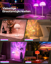 Carica l'immagine nel visualizzatore di Gallery, Lampada da doccia impermeabile IP54, a batteria, con proiettore a 16 colori