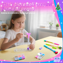 Carica l'immagine nel visualizzatore di Gallery, MOMUSE Laboratorio Delle Penne 50 Accessori, Kit Creativo per Creare Penne Fabbrica, Lavoretti Creativi per Bambini 6 Anni, Idee Regalo per Ragazze 6 7 8 9 10 anni