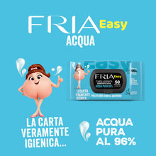 Carica l'immagine nel visualizzatore di Gallery, Fria Easy Carta Igienica Umidificata con Acqua Pura ad Effetto Calmante, Tessuto Gettabile nel WC, Dermatologicamente Te