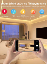 Carica l'immagine nel visualizzatore di Gallery, Gaoxun Striscia LED a Batteria 5m, 150 LEDs Flessibile Luci LED a Batteria Autoadesiva con Telecomando, Dimmerabile, 8 M