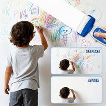 Carica l'immagine nel visualizzatore di Gallery, 500G Vernice Bianca Muro Interno, Mini Rullo per Ritocchi Parete, Rullo per Piccole Riparazioni di Graffi e Macchie su P