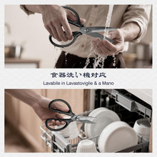 Carica l'immagine nel visualizzatore di Gallery, SHAN ZU Forbici Cucina Giapponesi Heavy Duty 21cm Rivestimento Titanio
