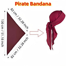 Carica l'immagine nel visualizzatore di Gallery, Proumhang Set di Accessori per Costumi da Pirata Fascia Pirata Cintura Cintura Vita Capitano Pirata Medievale Grande Fascia Sciarpa Testa Pirata Bandane per Halloween Bambini Adulti Vino