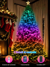 Carica l'immagine nel visualizzatore di Gallery, 20M RGB Smart IC Luci di Natale LED, Tubo Luminoso Led Esterno