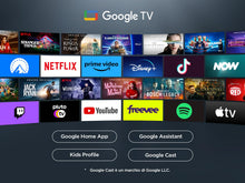Carica l'immagine nel visualizzatore di Gallery, TCL 75V6C TV 75" 4K UHD Smart LED TV, 4K HDR, Google TV con design senza bordi (Dolby Audio, Motion Clarity, compatibile con Google Assistant e Alexa)