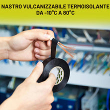 Carica l'immagine nel visualizzatore di Gallery, Nastro isolante vulcanizzabile e impermeabile per riparare e bloccare le perdite nei tubi. Isola i contatti elettrici