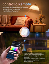 Carica l'immagine nel visualizzatore di Gallery, Aigostar Mesh - Lampadina connessa Bluetooth Mesh A60 12W, lampadina collegata Alexa E27 LED 1150LM RGB &amp; 2700K-6500K, l