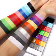 Carica l'immagine nel visualizzatore di Gallery, UCANBE Palette Trucco Halloween Viso e Corpo, 20 Colori a Base Oleosa