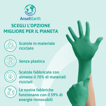 Carica l'immagine nel visualizzatore di Gallery, Ansell TouchNTuff 92-600 Guanti Monouso in Nitrile, Senza Polvere, Alta Resistenza Chimica e Meccanica, Protezione degli